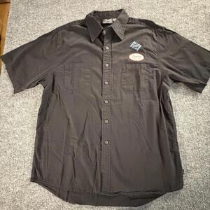 Fender Black Short Sleeve Button-Up Shirt Size‎ XL #841